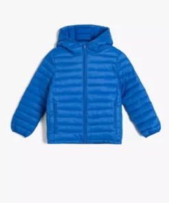 کاپشن فصلی با کلاه و جیب برند Koton - 896594101