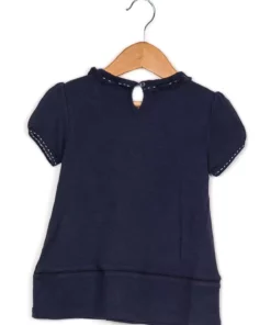 تیشرت دخترانه آبی تیره سایز 18 ماه، سایز واحد 9026760000000 برند Chicco - 767201