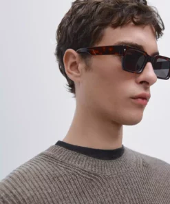 ژاکت یقه گرد ترکیب شده با پشم یواش برند Massimo Dutti - 1019800080