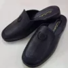 دمپایی دامادی مردانه چرمی سیاه 100% برند Pierre Cardin - 159178353