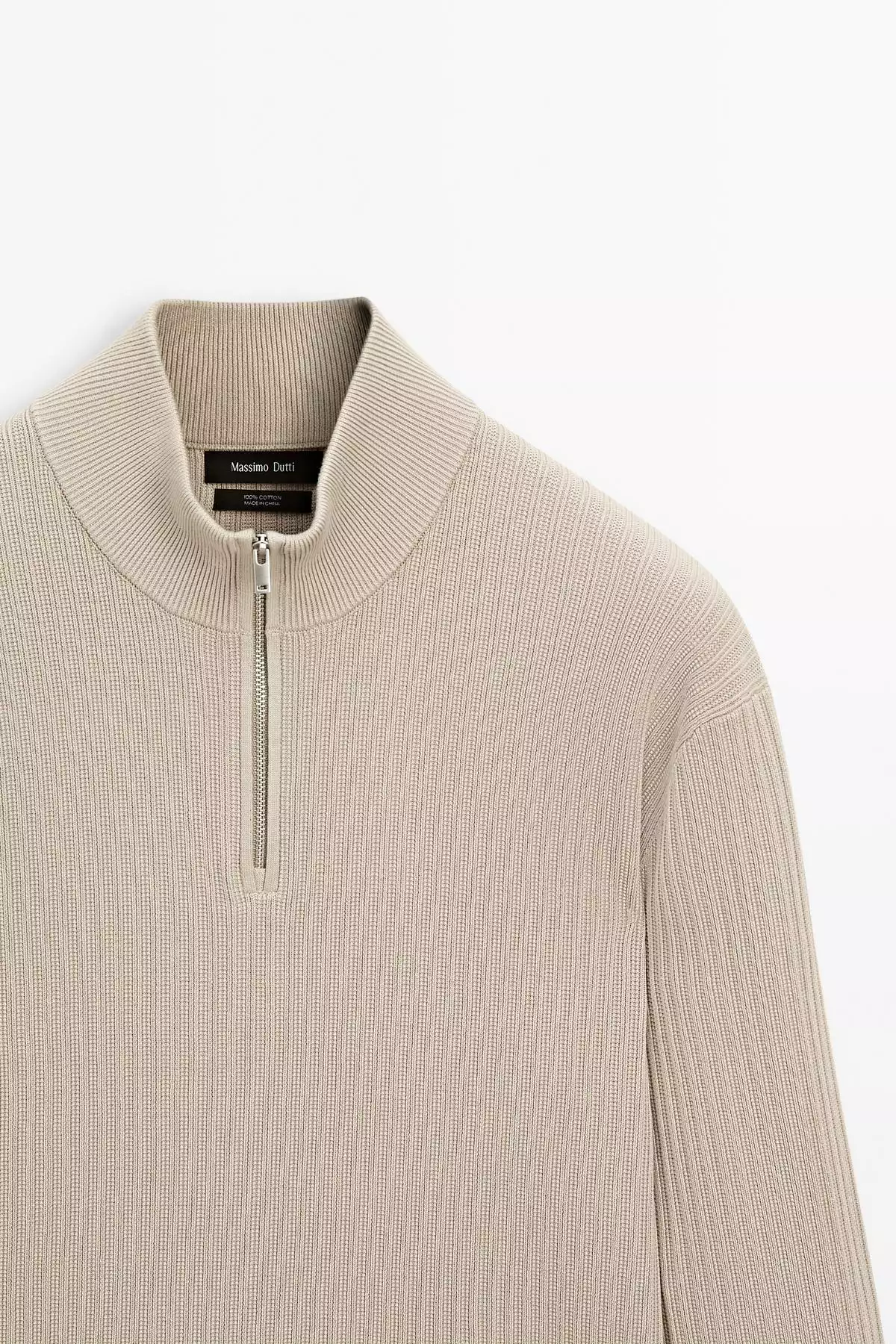 ژاکت با یقه دیپ طراحی شده از جنس بافتنی برند Massimo Dutti - 978135279