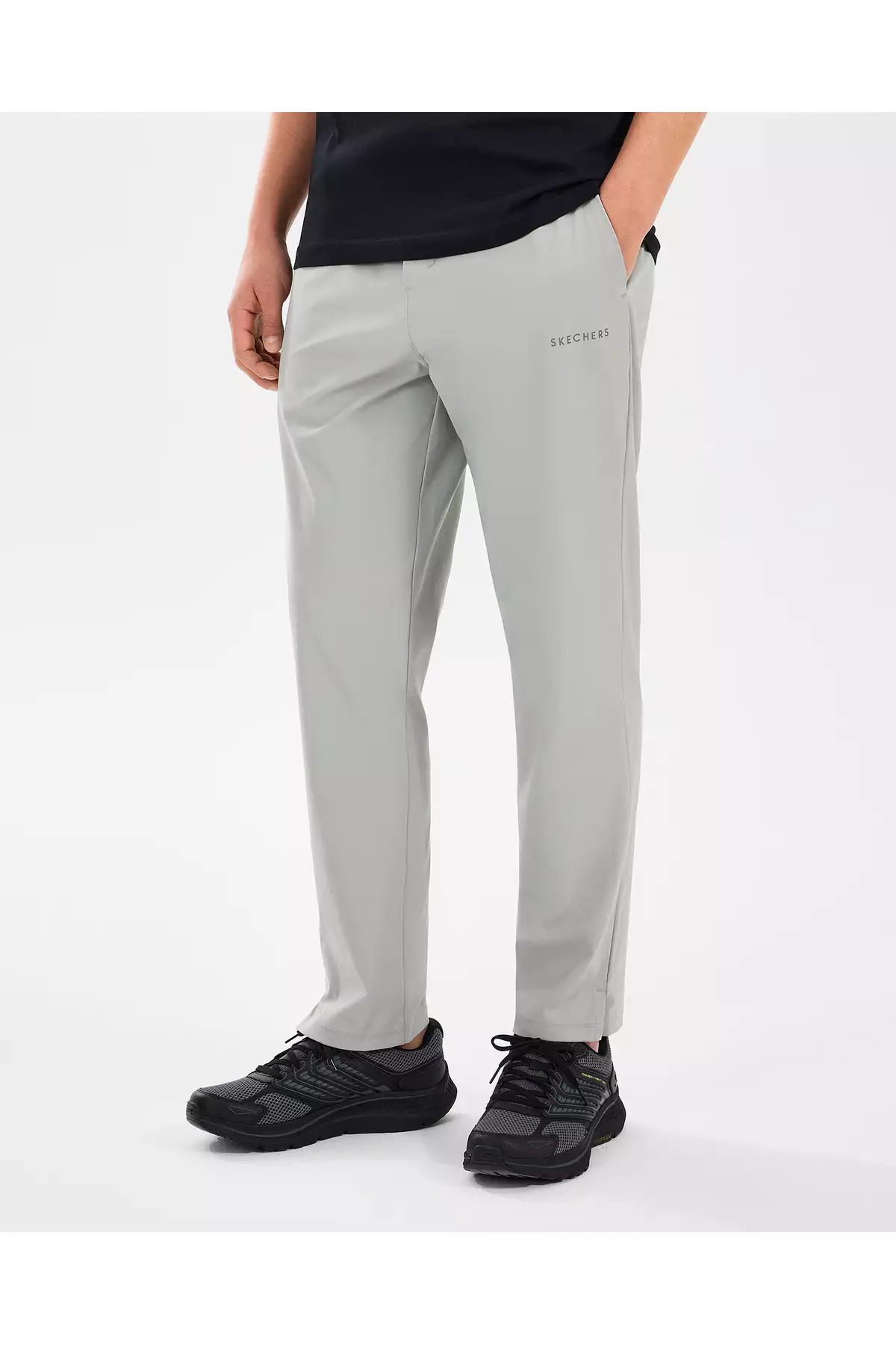 شلوار میکرو اسلیم مردانه خاکستری برند Skechers - 921298738