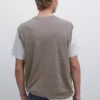 سوئتر V یقه با ترکیب پشم برند Massimo Dutti - 991330758