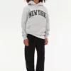 شلوار جین بلوچی کتان و سوئیشرت برند H&M - 858375008