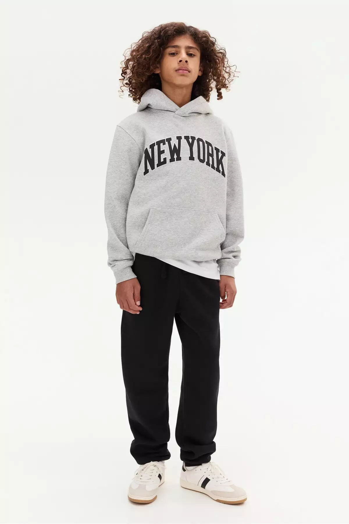 شلوار جین بلوچی کتان و سوئیشرت برند H&M - 858375008