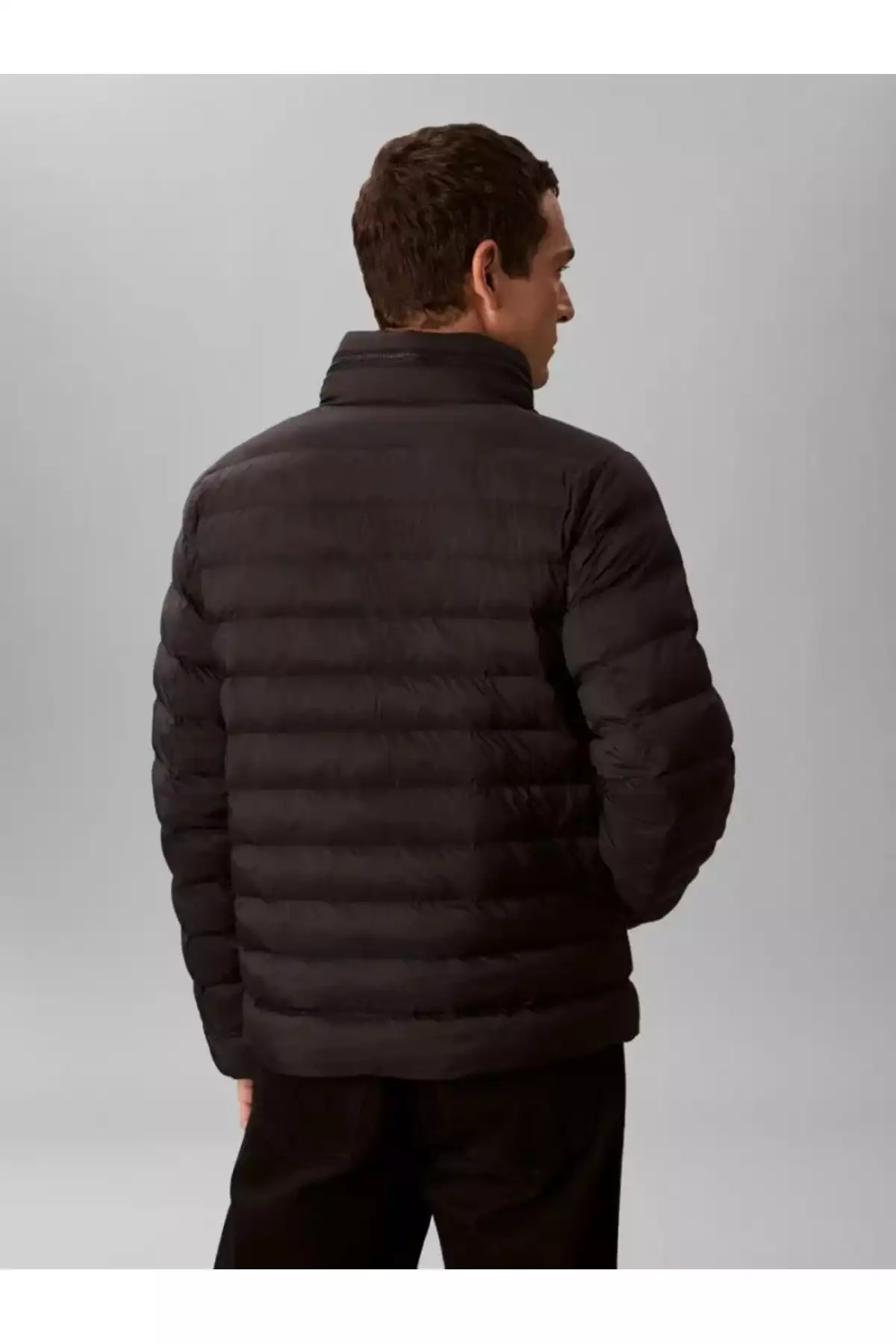 جاکت مشکی با کلاه قابل تنظیم و طراحی منظم با برند مردانه LV04RC511G U برند Calvin Klein - 982495952