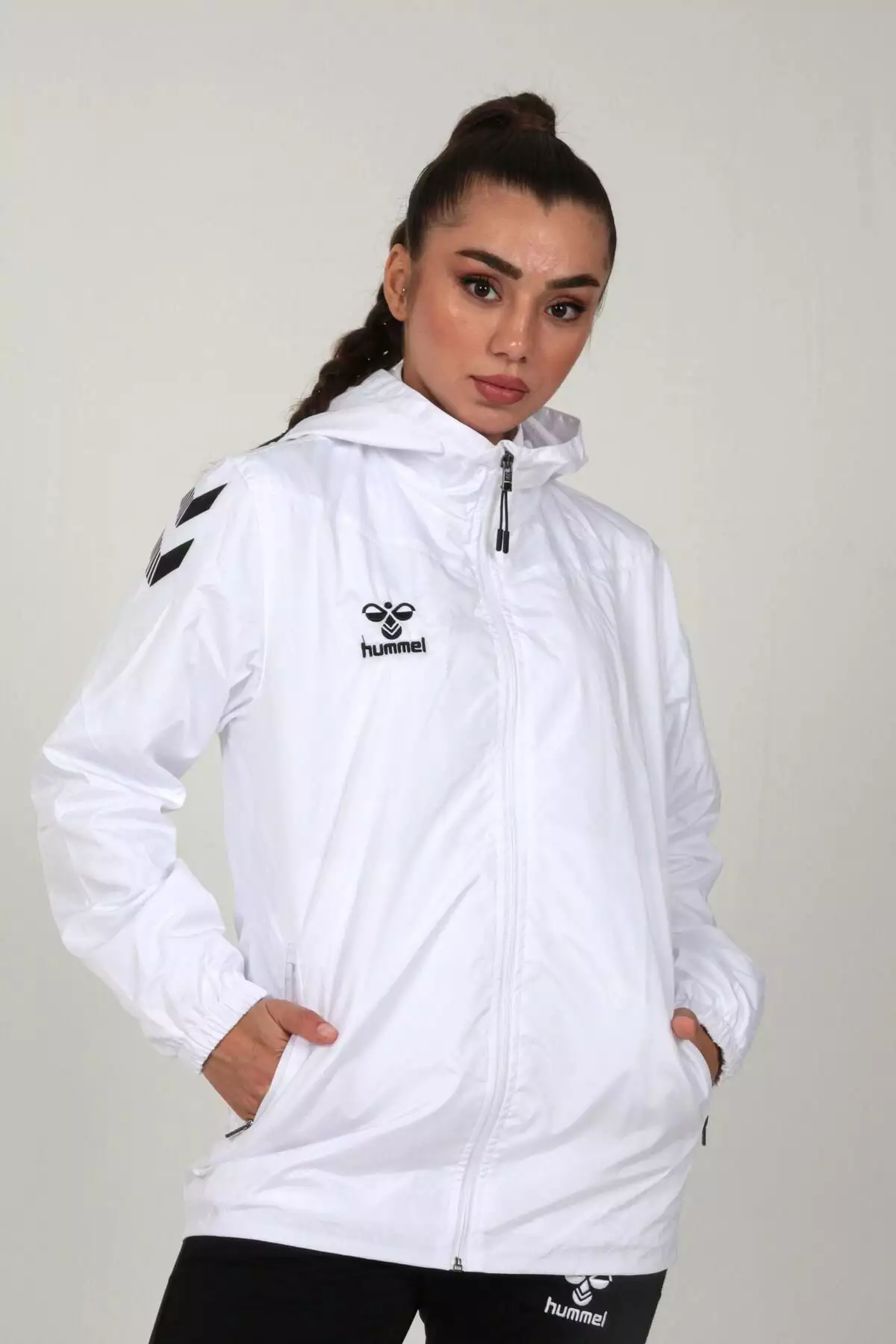 بارانی اورگن سفید برند hummel - 844228459