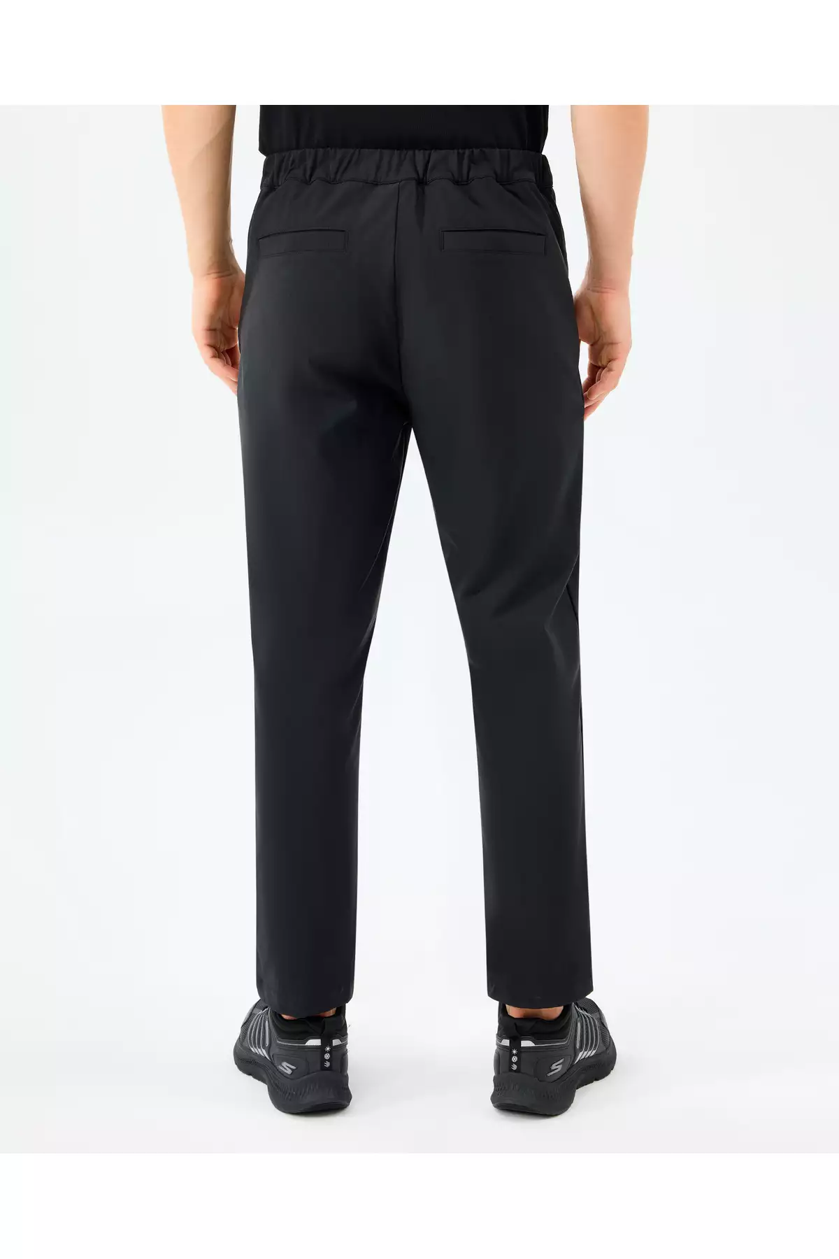 شلوار باریک مردانه مشکی M Coated S2520148-3817 برند Skechers - 991040186