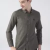 پیراهن مردانه سبز با یقه دکمهای Nova022k برند U.S. Polo Assn. - 364696890