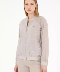 بلوز زنانه آستین بلند سنگی 50289819-VR049 برند U.S. Polo Assn. - 891741996