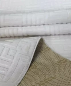 رولیف الیت بافت دار کرم فرش راهرو با زیره ضد لغزش برند Merinos - 873211308