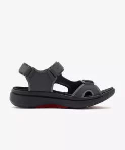 کفش صندل مردانه گوفوت Arch Fit مدل Mission II رنگ خاکستری 229064 Ccrd برند Skechers - 824536530