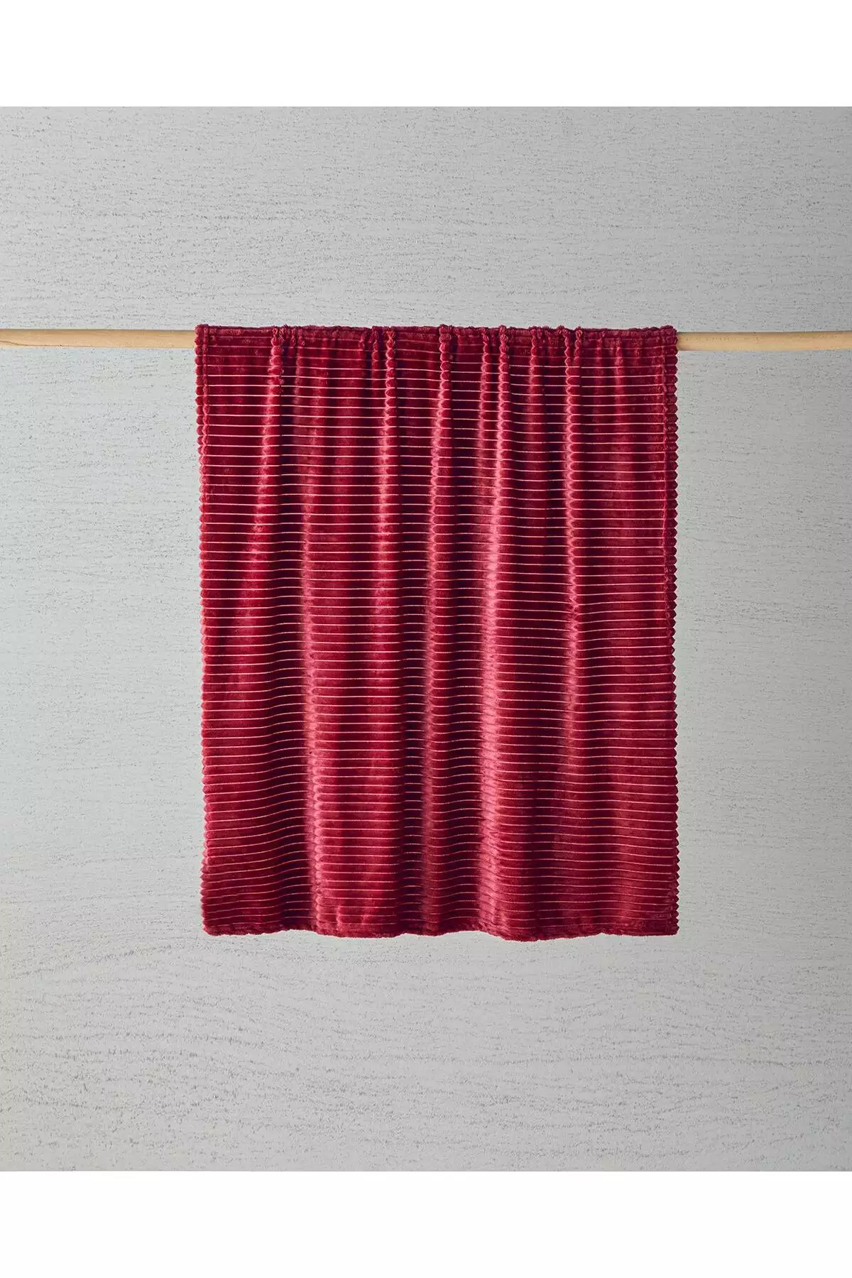 پتو نرم و راحت کوزی اوزیس 120x160 سانتیمتر رنگ اناری برند English Home - 875787960