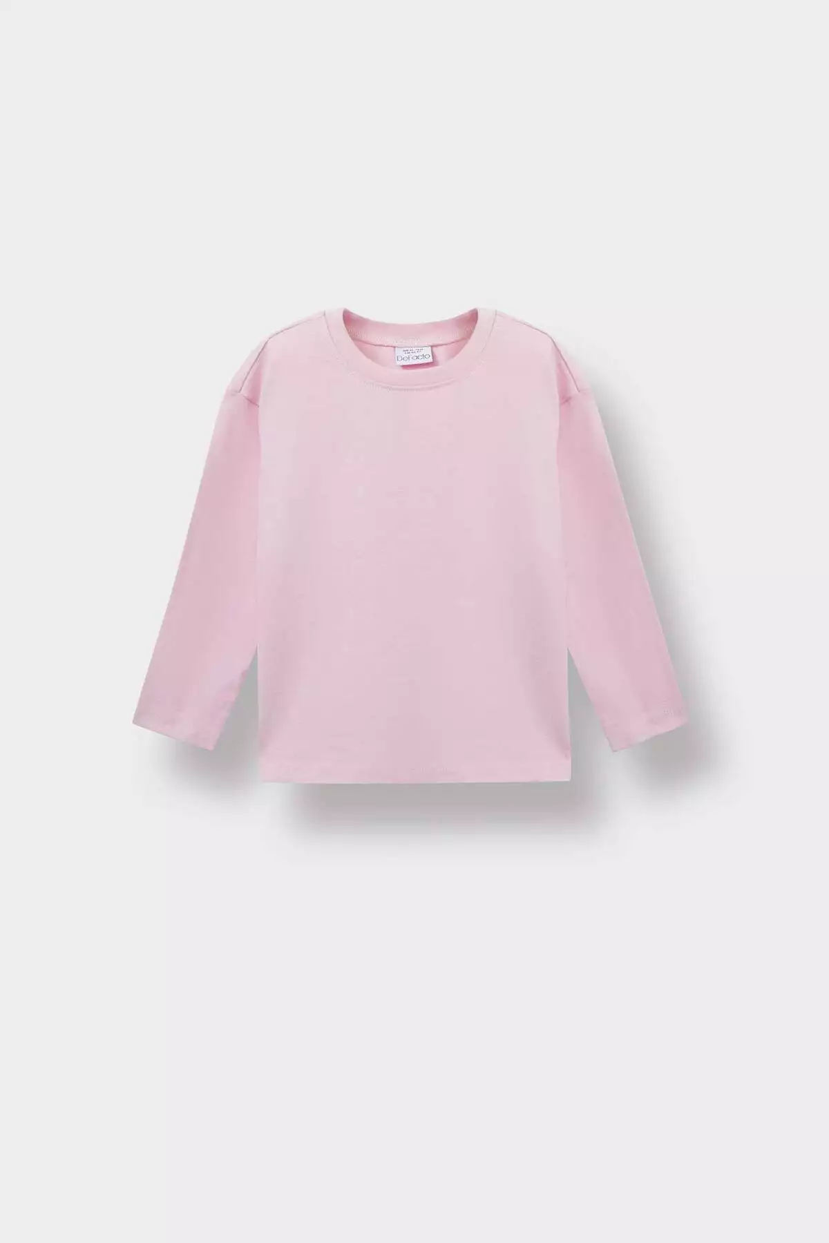 تیشرت آستین بلند یقه گرد برای دختر بچه E8355A525AU برند Defacto - 963439776