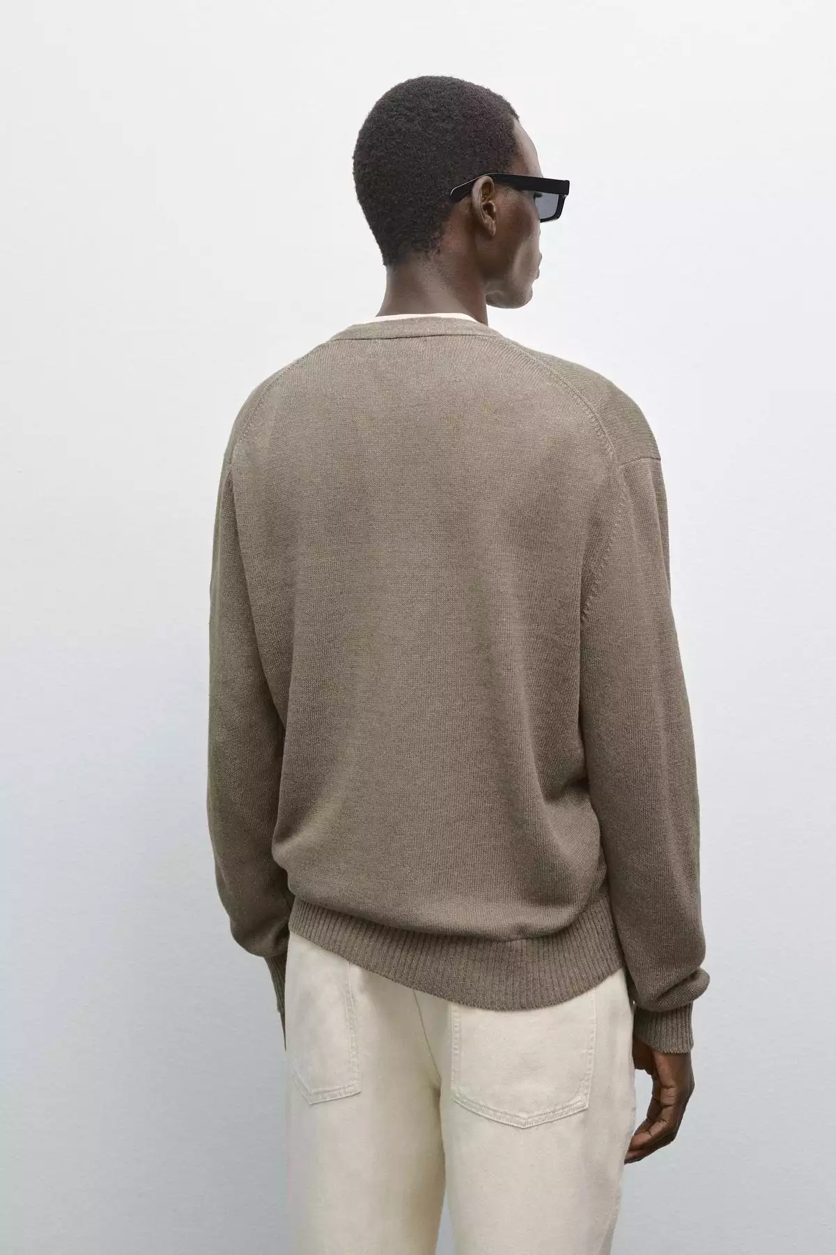 کاردیگان با ترکیب کتان برند Massimo Dutti - 943648677