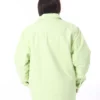 کاپشن زنانه بزرگ سایز سبز با آستر کفیت دار و دکمهای 65N38371 برند Şans - 864576493