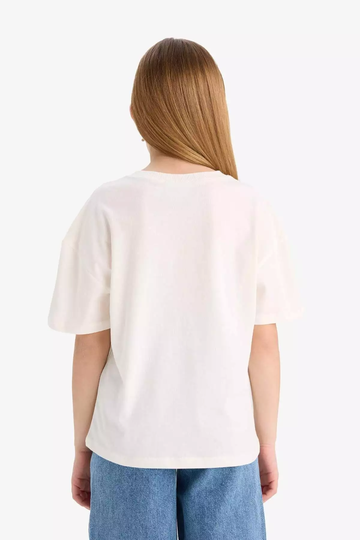 تیشرت کوتاهکف آستینکوتاه دوچرخهسواری راحتپوش برای دختر بچهها با طرح لونی تونز مدل E2615A825SM برند Defacto - 926701267