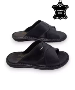صندل مردانه اورتپدیک با کفی پاشنهدار و از جنس چرم طبیعی برند MAGIC SHOES - 319251079