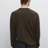 ژاکت بافت یخنی ۱۰۰٪ پشم مروسی برند Massimo Dutti - 975180291