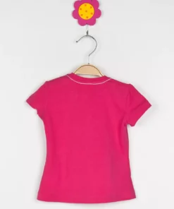 تی‌شرت دخترانه رنگ فوشیا، سایز یک اندازه، مناسب برای سن 18 ماه برند Chicco - 2433548