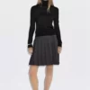 ژاکت پشمی یقه دیپ برند Massimo Dutti - 969501707