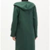 کاپشن کاشفی با کلاه 1691-01 به رنگ سبز زمردی برند sefamerve - 833441679