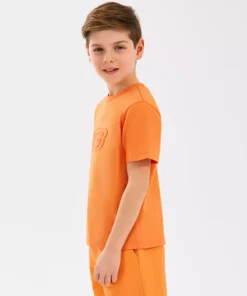 تیشرت پسرانه بزرگ B Essentials رنگ نارنجی مدل SK232080-701 برند Skechers - 936513303