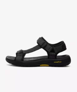 لومتل - صندل سیاه مردانه ریپ تاید 204351 Bkgy برند Skechers - 292318336