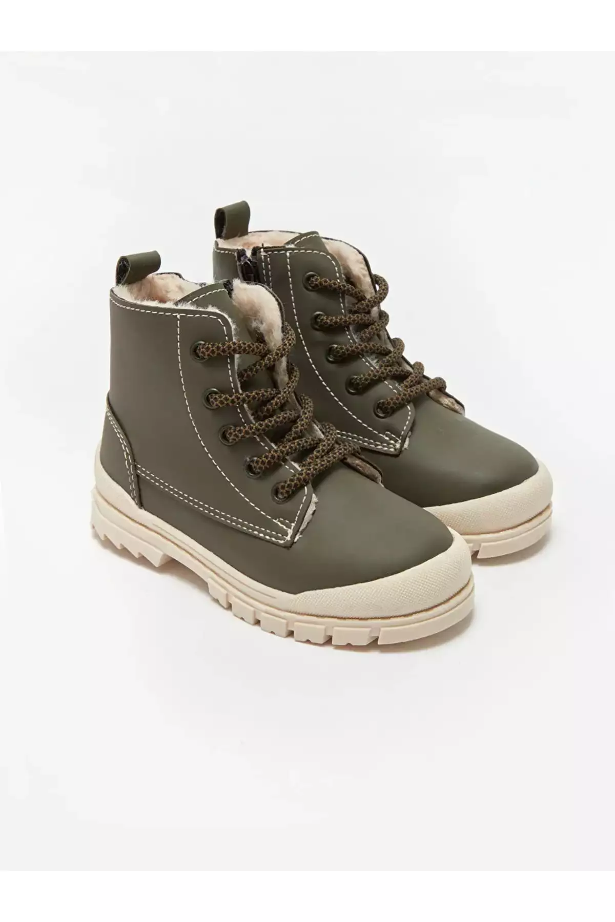 بوت بچهگانه مردانه LCW STEPS با ظاهر چرم هاکی برند LC Waikiki - 1020067466