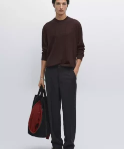 ژاکت بافتنی پلیسهای پنبهای برند Massimo Dutti - 977920618