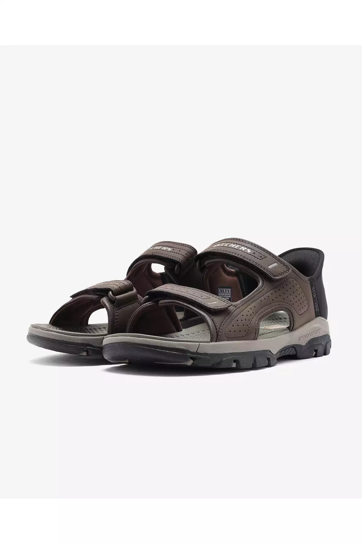 ترسمن - صندل مردانه قهوهای ریس 205289 شکلاتی برند Skechers - 903161185