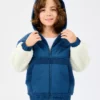 کاپشن شرپای بزرگ برای پسران - رنگ آبی مدل SK2520044-0914 برند Skechers - 981631510