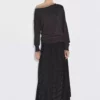 دامن با چینهای بلند برند Massimo Dutti - 984744487