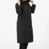 پالتوی زنانه بزرگ با رویه پشمی و ضدآب شنبم برند GLR&GYM - 156724211