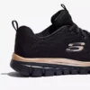 کفش زنانه مشکی گِرِیسفُل - مدل 12615 Bkrg برند Skechers - 299144140
