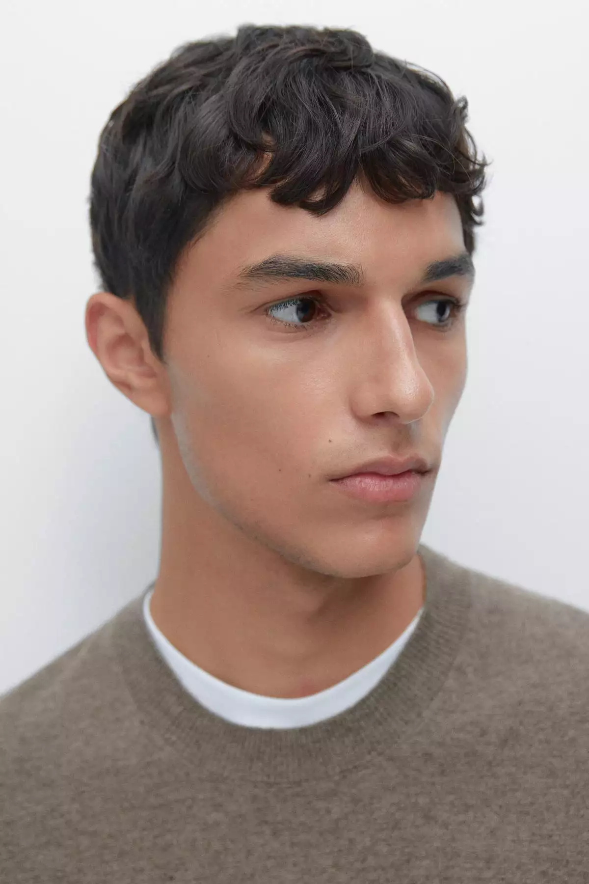 ژاکت یقه دوچرخهای با ترکیب پشم یولون برند Massimo Dutti - 966143016
