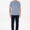 شلوار ورزشی مردانه با فیت اسلیم و دمپا کشباف رنگ سرمهای 50298047-VR033 برند U.S. Polo Assn. - 922054979