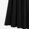 دامن A شکل 100% پنبهای برند Massimo Dutti - 957599514