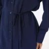 ست لباس شامل بلوز با کمر بند و شلوار - نی navy برند Refka - 980958694