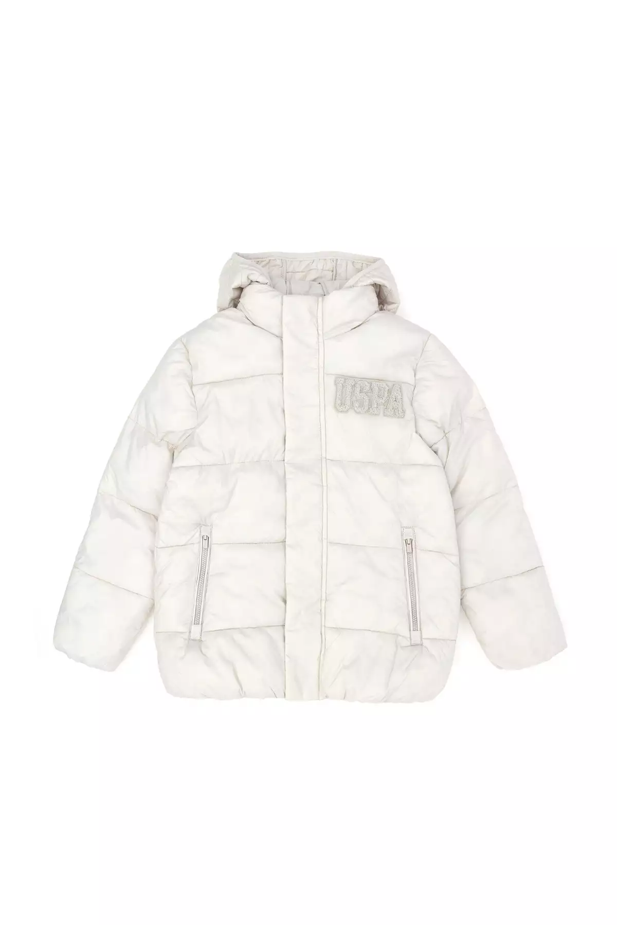 پالتو کلاهدار رنگ طوسی مردانه بچهگانه برند U.S. Polo Assn. مدل GOMERAKIDS برند U.S. Polo Assn. - 783786671