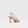 NELLIE-TR - کفش پاشنهدار زنانه پارچهای طبیعی با پشت باز به رنگ بژ برند Aldo - 925876529