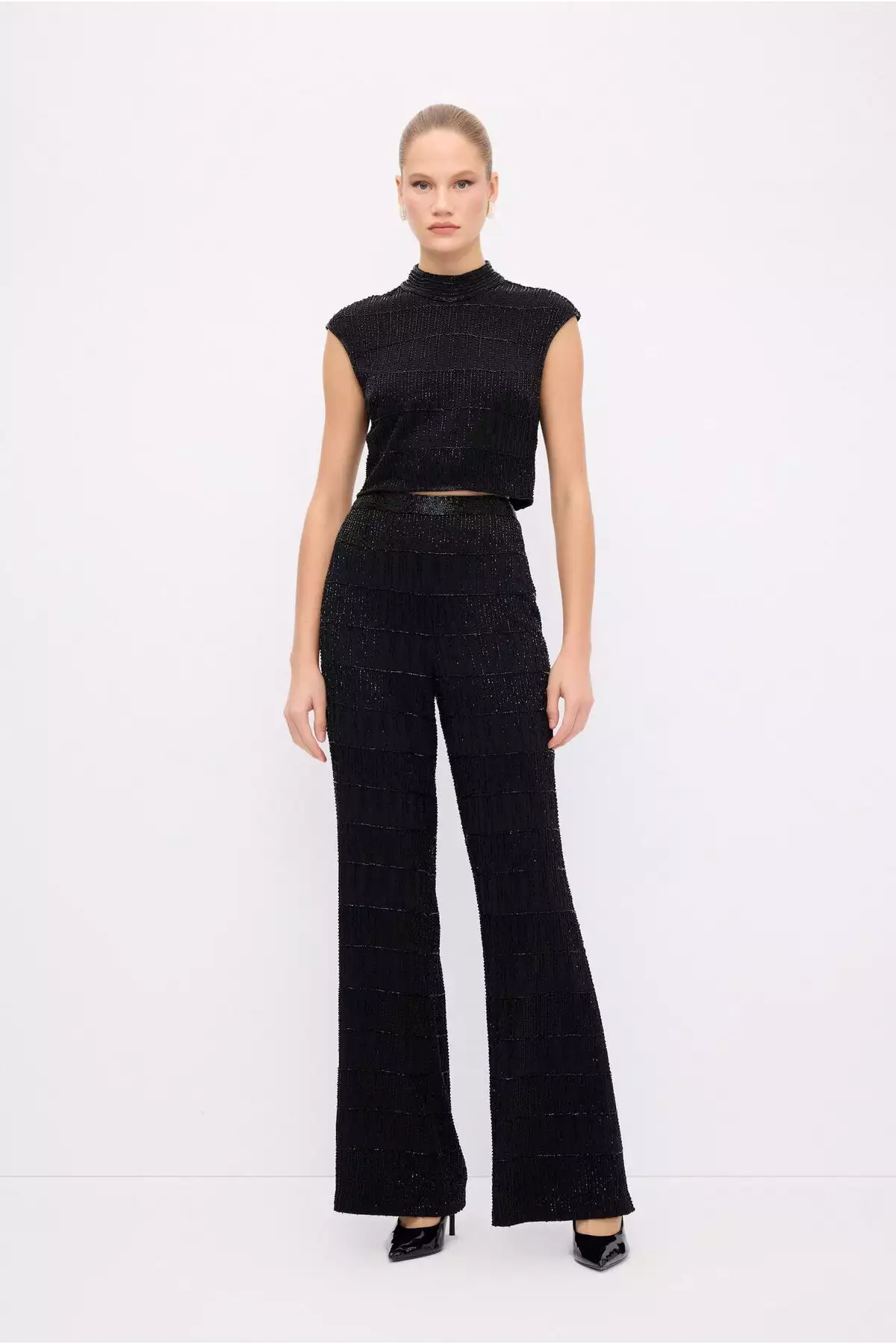 شلوار پاییزه زوم شب با طراحی برجسته برند adL - 955430819