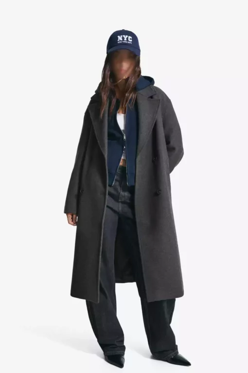 کابان بلند با شانه‌های افتاده برند Bershka - 967926823