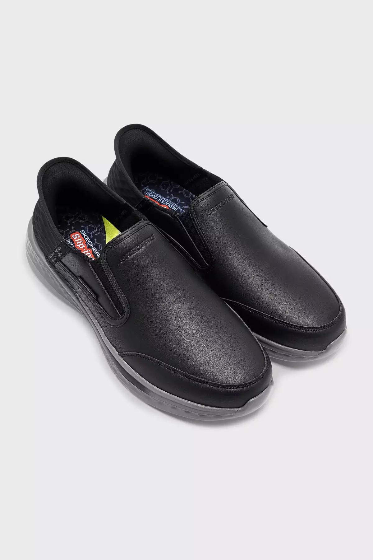کفش کژوال مردانه اسلید-کوپر با ترکیب چرم شماره 205237 BLK برند Skechers - 1020237721
