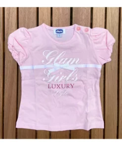 تی‌شرت پنبه‌ای دخترانه برای سنین 9 تا 12 ماه، یک سایز. برند Chicco - 133946995