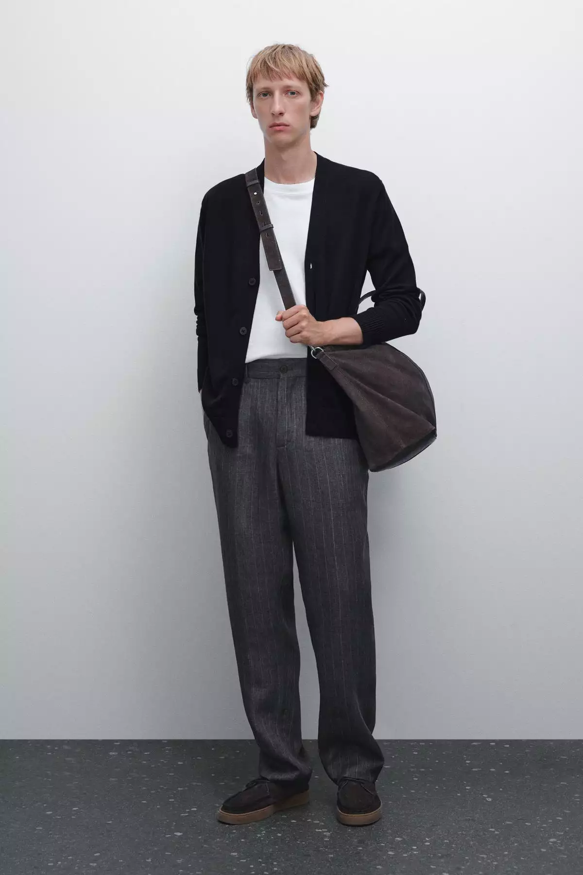 ژاکت تریکو ۱۰۰% پنبه برند Massimo Dutti - 966119542