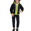 مونت بچگانه فلیس کامل شیروانی سیاه خارجی Sk232203 برند Skechers - 767773812