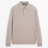 پولوشرت با یخنی ترکیبی از پشم یخنی برند Massimo Dutti - 992191141