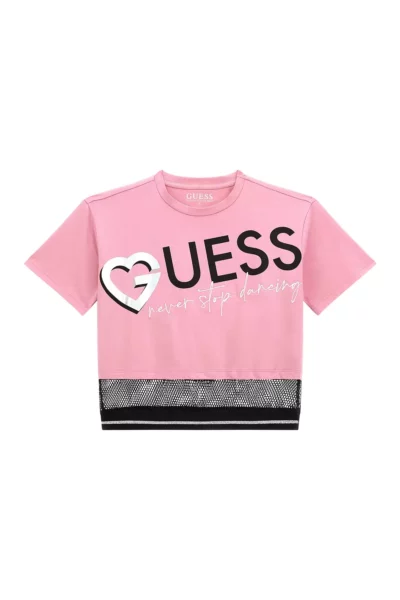 تی شرت معمولی دخترانه برند Guess - 1026093894