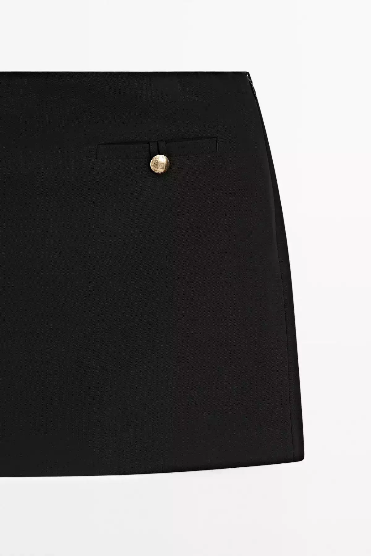 دامن مینی دکمهدار برند Massimo Dutti - 963059014